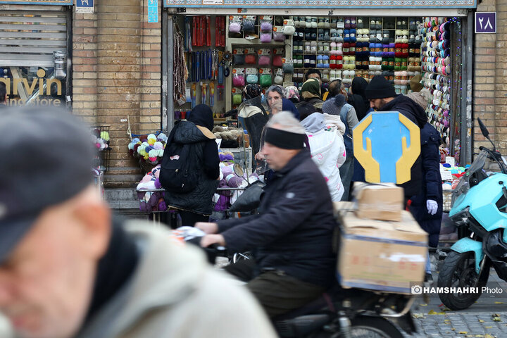 کاموا فروشی های میدان حسن اباد