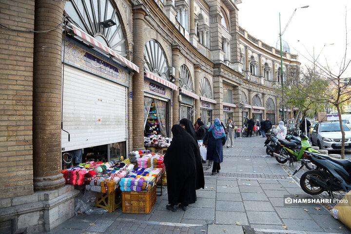 کاموا فروشی های میدان حسن اباد