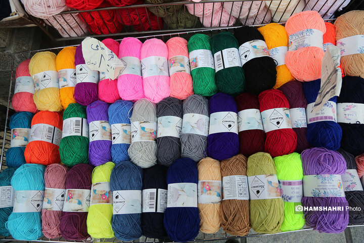 کاموا فروشی های میدان حسن اباد