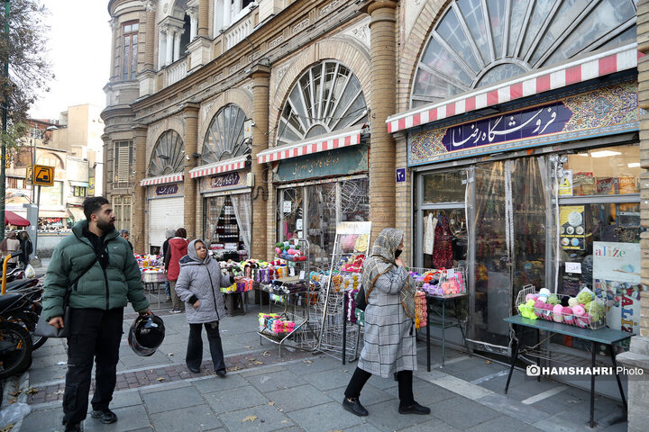 کاموا فروشی های میدان حسن اباد