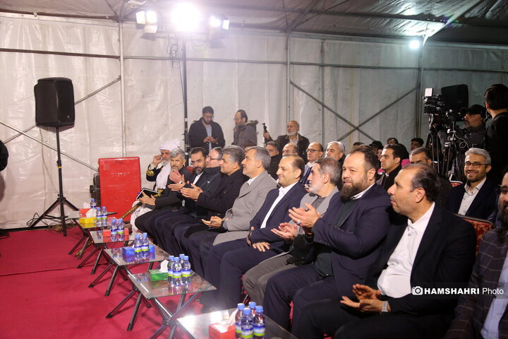 افتتاح پروژه های نورپردازی و شب یلدا در بوستان ملت