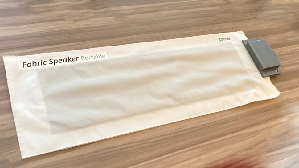 بلندگوی پارچه‌ای؛ نازک، سبک و انعطاف‌پذیر!