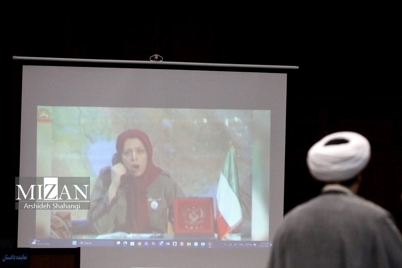 مریم رجوی در دادگاه منافقین