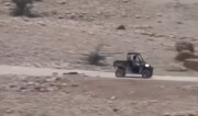 ویدئوی شوکه کننده از کشیدن بُز با خودروی چهارچرخ! | ویدئو