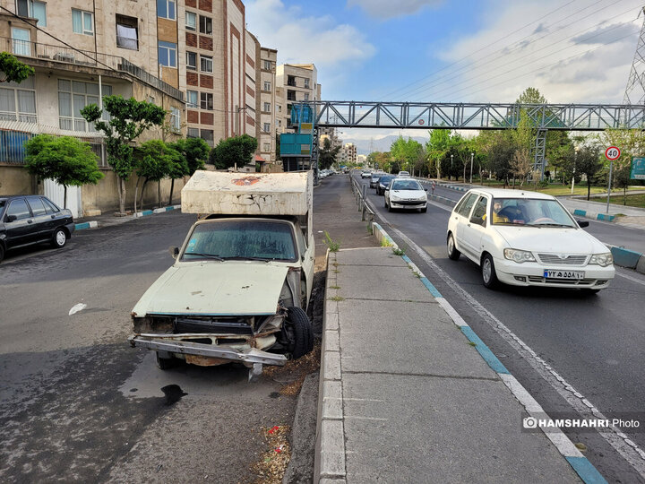 طرح جمع‌آوری خودروهای رها شده در معابر شهری تهران آغاز شد