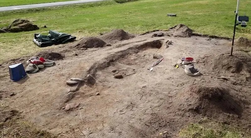 این زن و سگش در قایق دفن شده بودند + عکس | مقبرۀ ۱۱۰۰ سالۀ شگفتانگیز را ببینید