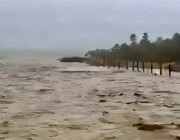 طغیان کم سابقه این رودخانه همه را شگفت‌زده کرد؛ حجم عجیب آب را ببینید