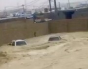 لحظه شکسته شدن سد خاکی و ورود سیل به خانه‌های مردم؛ دستور تخلیه صادر شد