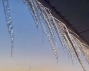 تصاویری از شهر یخ بسته و برفی ایران