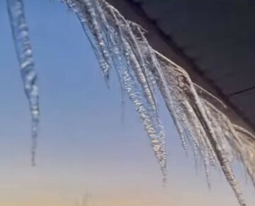 تصاویری از شهر یخ بسته و برفی ایران