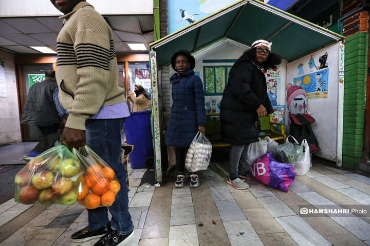 بازار میوه و تره بار جلال آل احمد در آستانه شب یلدا