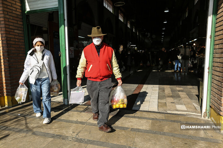 بازار میوه و تره بار جلال آل احمد در آستانه شب یلدا