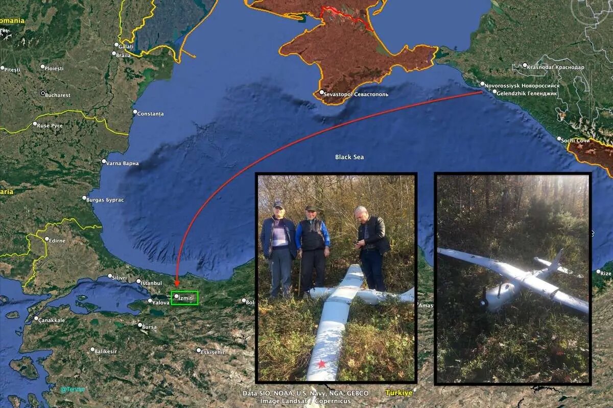 سقوط یک پهپاد ناشناس در کشور همسایه | تصاویر