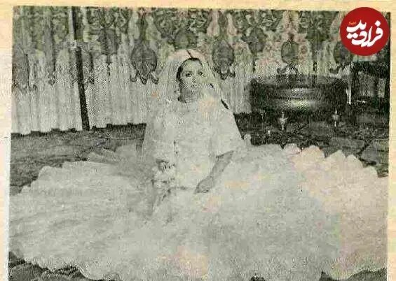 عکس بیتا فرهی در روز عروسی‌اش ؛ سال ۱۳۵۲ | مدل لباس عروس را ببینید