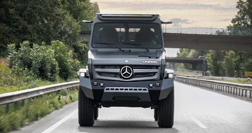 رونمایی مرسدس بنز از لوکس‌ترین «یونیماگ» تاریخ | بیراهه‌نوردی با کت و شلوار + تصاویر