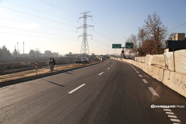 بهره برداری از فاز دوم بزرگراه شهید بروجردی
