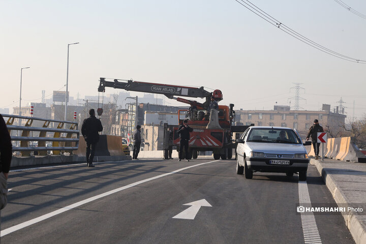 بهره برداری از فاز دوم بزرگراه شهید بروجردی