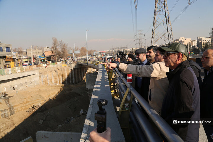 بهره برداری از فاز دوم بزرگراه شهید بروجردی