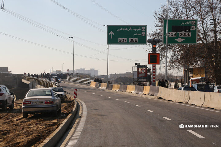 بهره برداری از فاز دوم بزرگراه شهید بروجردی