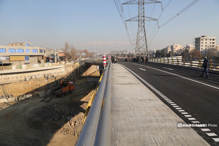 بهره برداری از فاز دوم بزرگراه شهید بروجردی