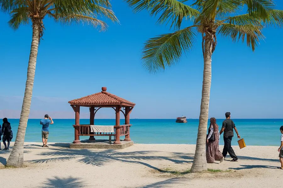 تفریحات ساحل نارگیل کیش