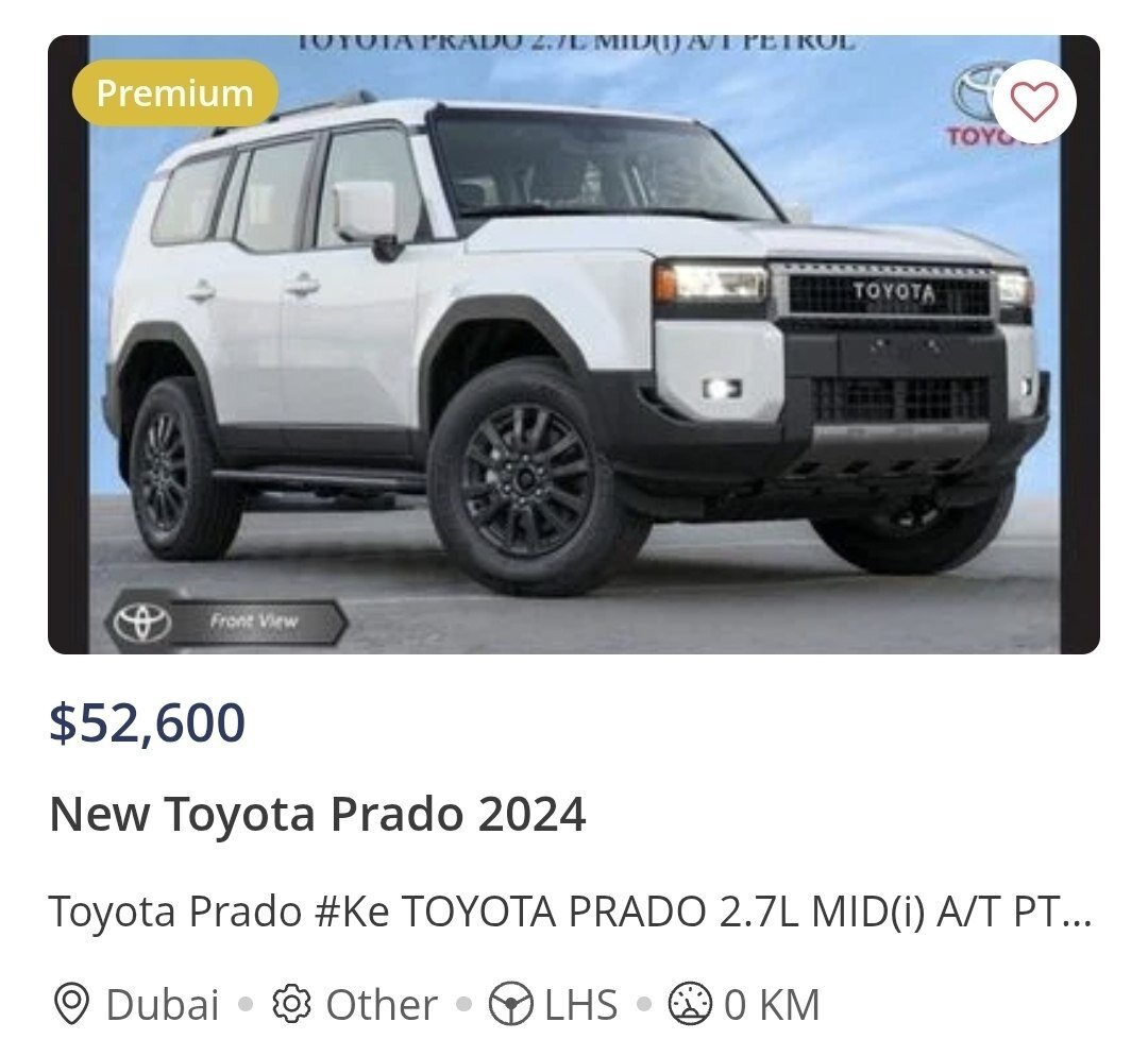 آفتاب نو – فاصله نجومی قیمت پرادو از دبی تا تهران سوژه شد