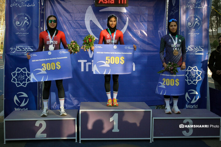 مسابقات قهرمانی دواتلون آسیا| کسب قهرمانی دختران و پسران ایران