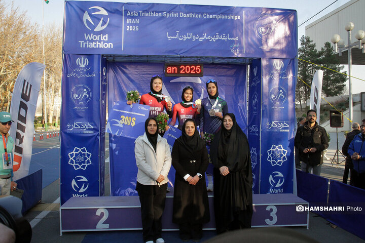 مسابقات قهرمانی دواتلون آسیا| کسب قهرمانی دختران و پسران ایران