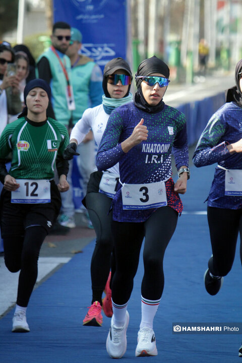 مسابقات قهرمانی دواتلون آسیا| کسب قهرمانی دختران و پسران ایران