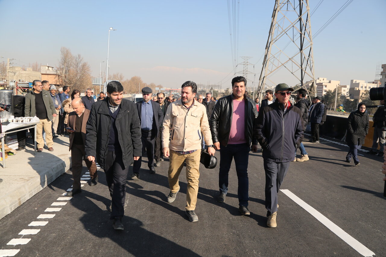 بزرگراه شهید بروجردی تکمیل تر شد