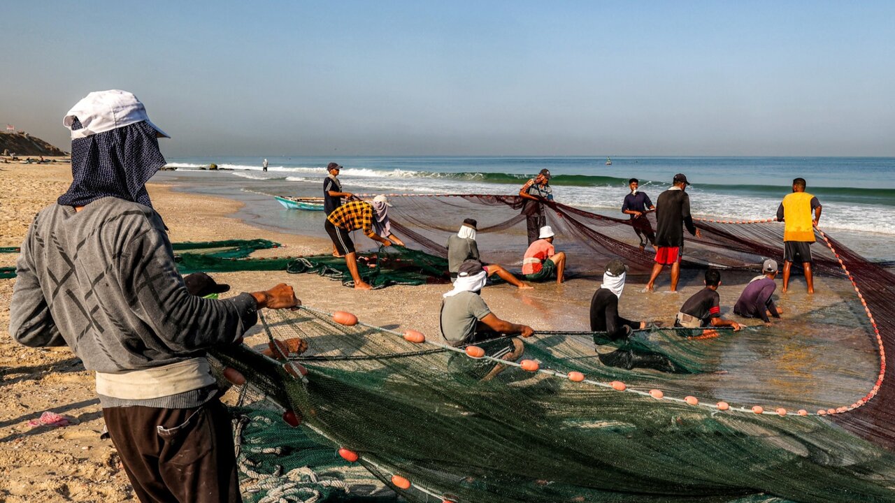 صیادی در دریای ممنوعه؛ ماهیگیری با درب یخچال
