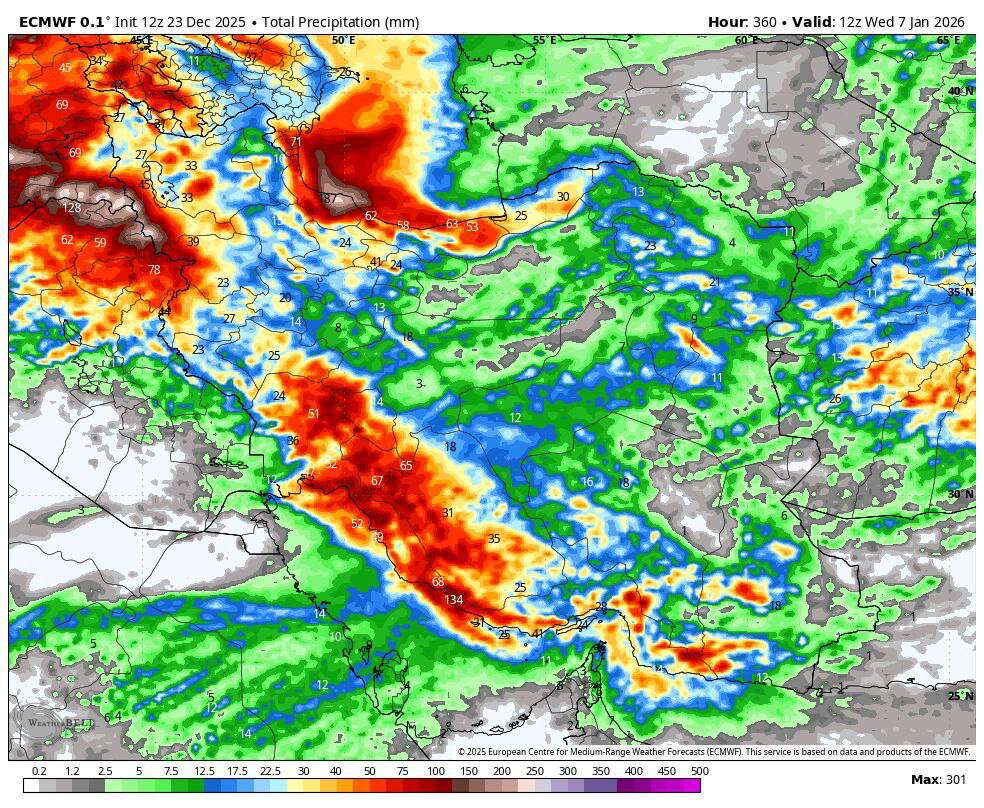 ماهواره‌های اروپایی: روزهای پربرف ایران در راه است+ عکس | سامانه پرفشار زمستانی در این تاریخ وارد می‌شود