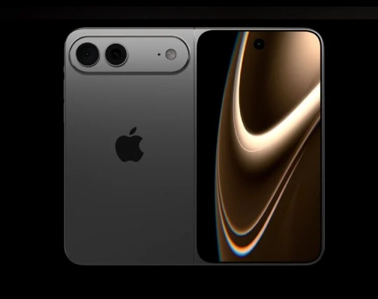 اپل رقبا را پشت سر گذاشت | حذف چینخوردگی خط تا در نمایشگر آیفون فولد