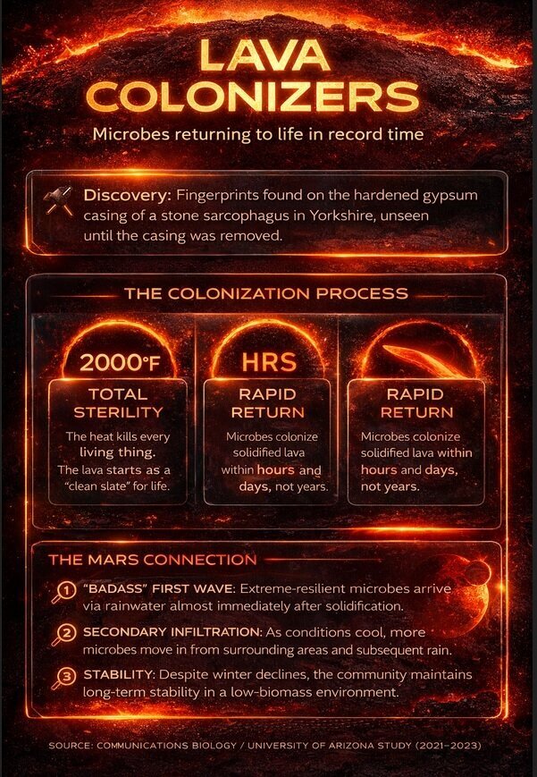 آتش‌فشان هم حریف این میکروب‌های سمج نشد!