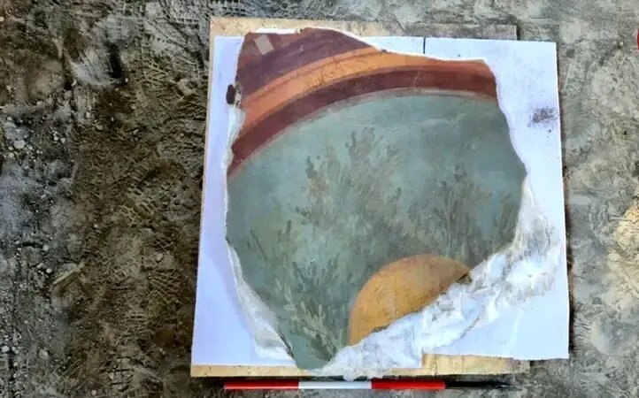 کشف نقاشیهای تازه در ویلای ۲ هزار ساله همسر امپراتور | عکس