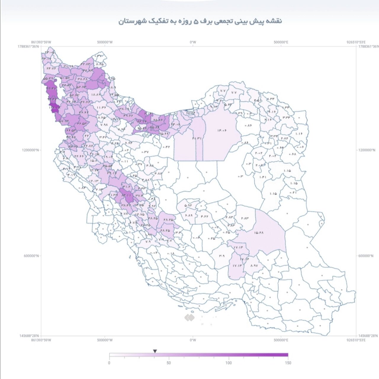 بارش  ۶۵ سانتی‌متری برف در تهران | به زودی منتظر بارش باشید