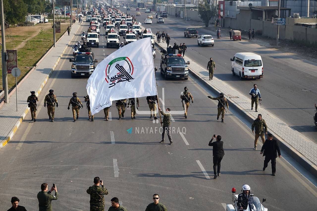 تشییع نمادین شهیدان سلیمانی و المهندس در بغداد | تصاویر