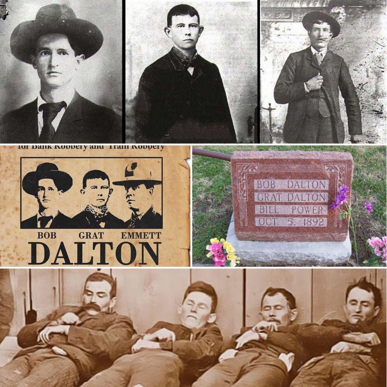 جسد برادران دالتون از چپ به راست | تصاویر