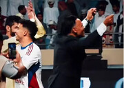 رقص عجیب ژوزه مورایس پس از اولین قهرمانی با شارجه + ویدئو