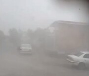 تصاویر آخرالزمانی از رگبار استوایی در یک شهر ایران