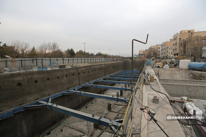 مراحل پایانی بهره برداری از ایستگاه مترو سرباز