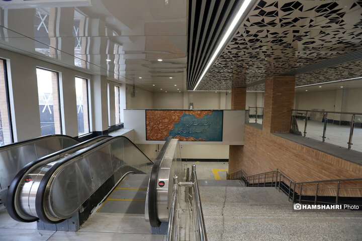 مراحل پایانی بهره برداری از ایستگاه مترو سرباز