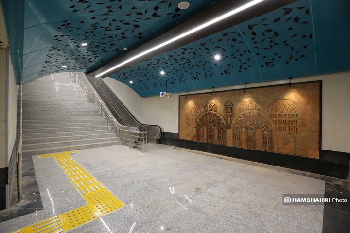 مراحل پایانی بهره برداری از ایستگاه مترو سرباز