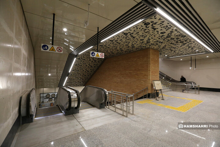مراحل پایانی بهره برداری از ایستگاه مترو سرباز
