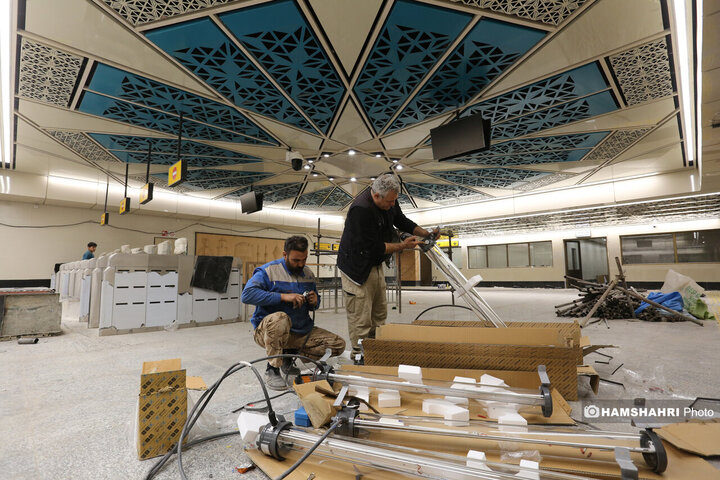 مراحل پایانی بهره برداری از ایستگاه مترو سرباز