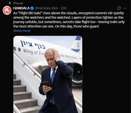 فوری؛ نتانیاهو تهدید شد+ عکس؛ ماجرای پیام رمزآلود حنظله | معنای این عبارت «Flight BB Gate» چیست؟