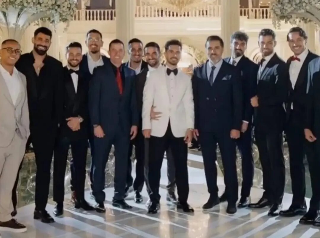 امید عالیشاه در لباس دامادی | تصاویر