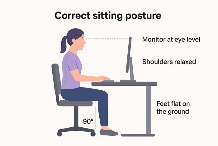 چند عادت‌ اشتباه در محیط کار که باعث کمردرد می شود