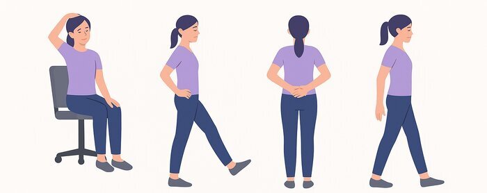 چند عادت اشتباه در محیط کار که باعث کمردرد می شود