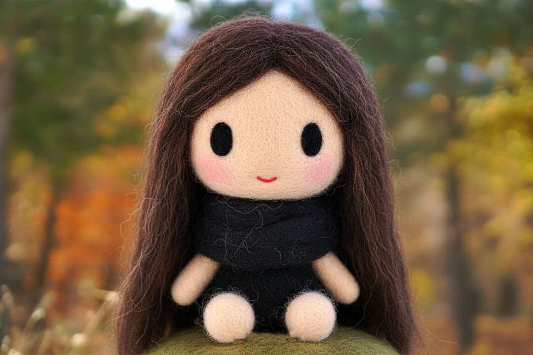 پرامپت تبدیل چهره به عروسک‌ نمدی